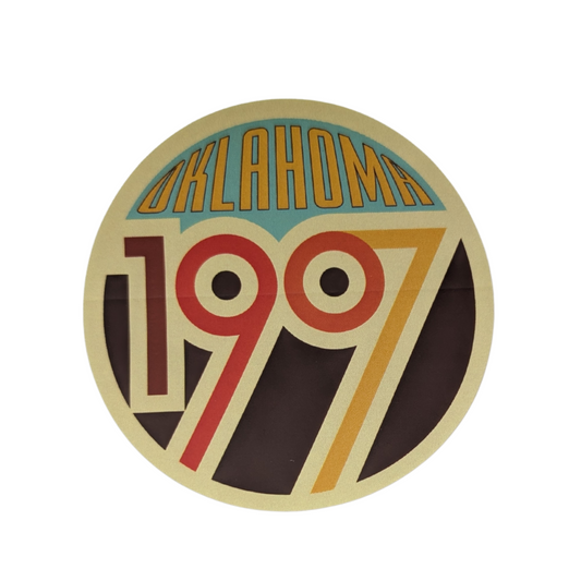 OK 1907 Round Sticker