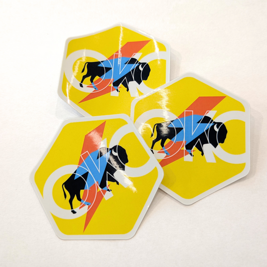 OKC Bison Sticker