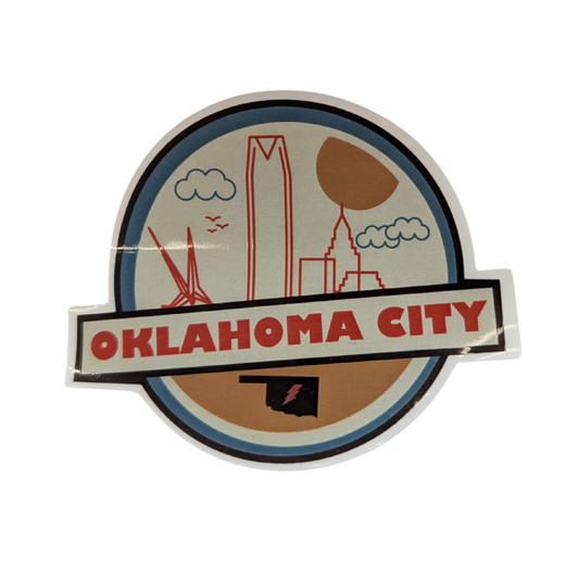 Oklahoma City Banner Sticker