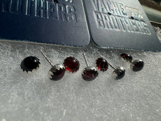 Garnet Stone Earrings
