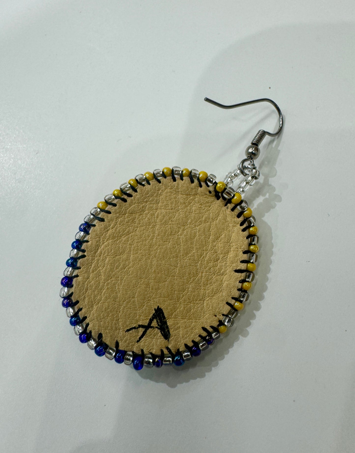 Beaded Crystal Teardrop Earrings