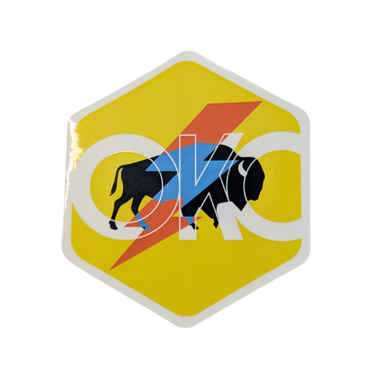 OKC Bison Sticker