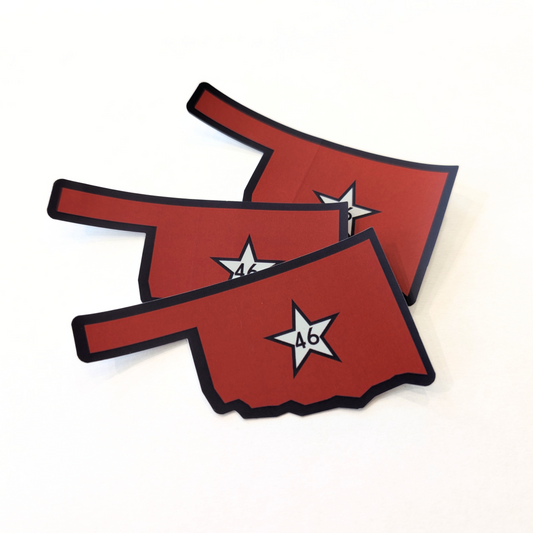 OK '46 Star Sticker