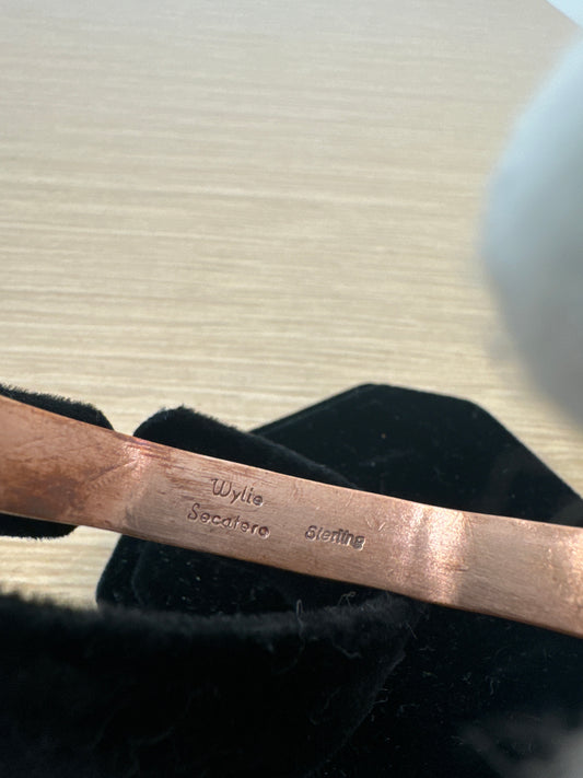 5/16" Copper and Silver Bracelet