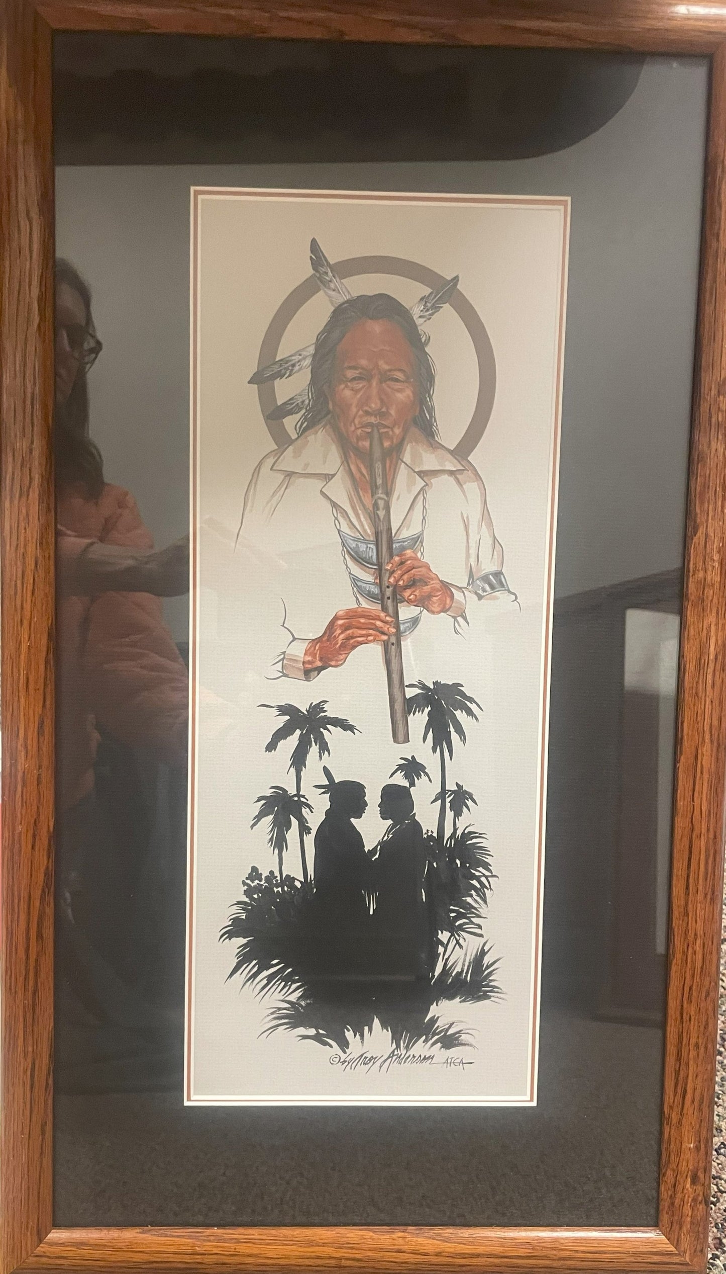 Indigenous Man with Flute