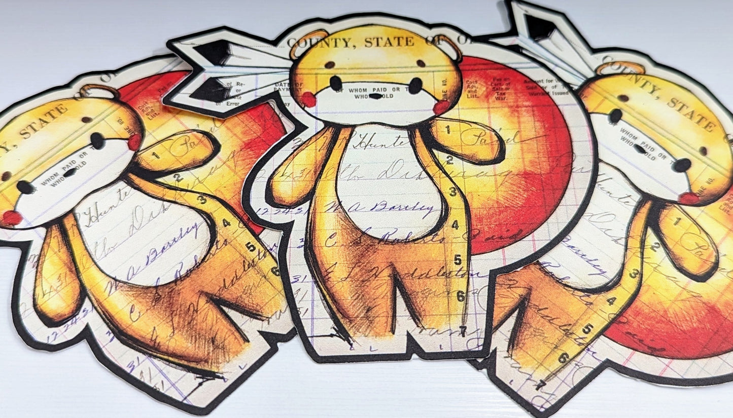 Bear Sun Sticker