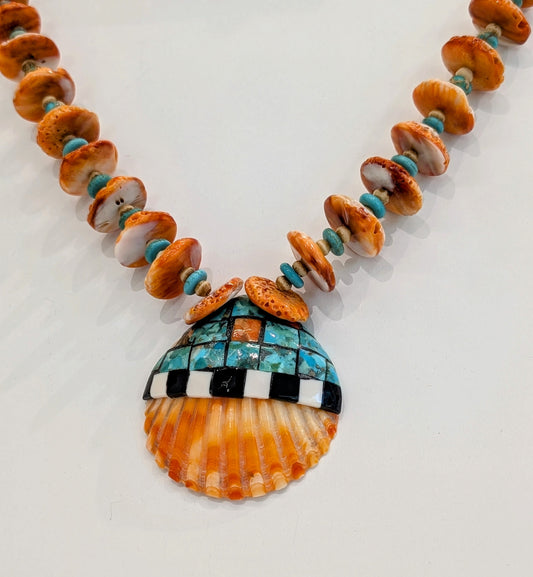 Spiny Oyster Shell Necklace