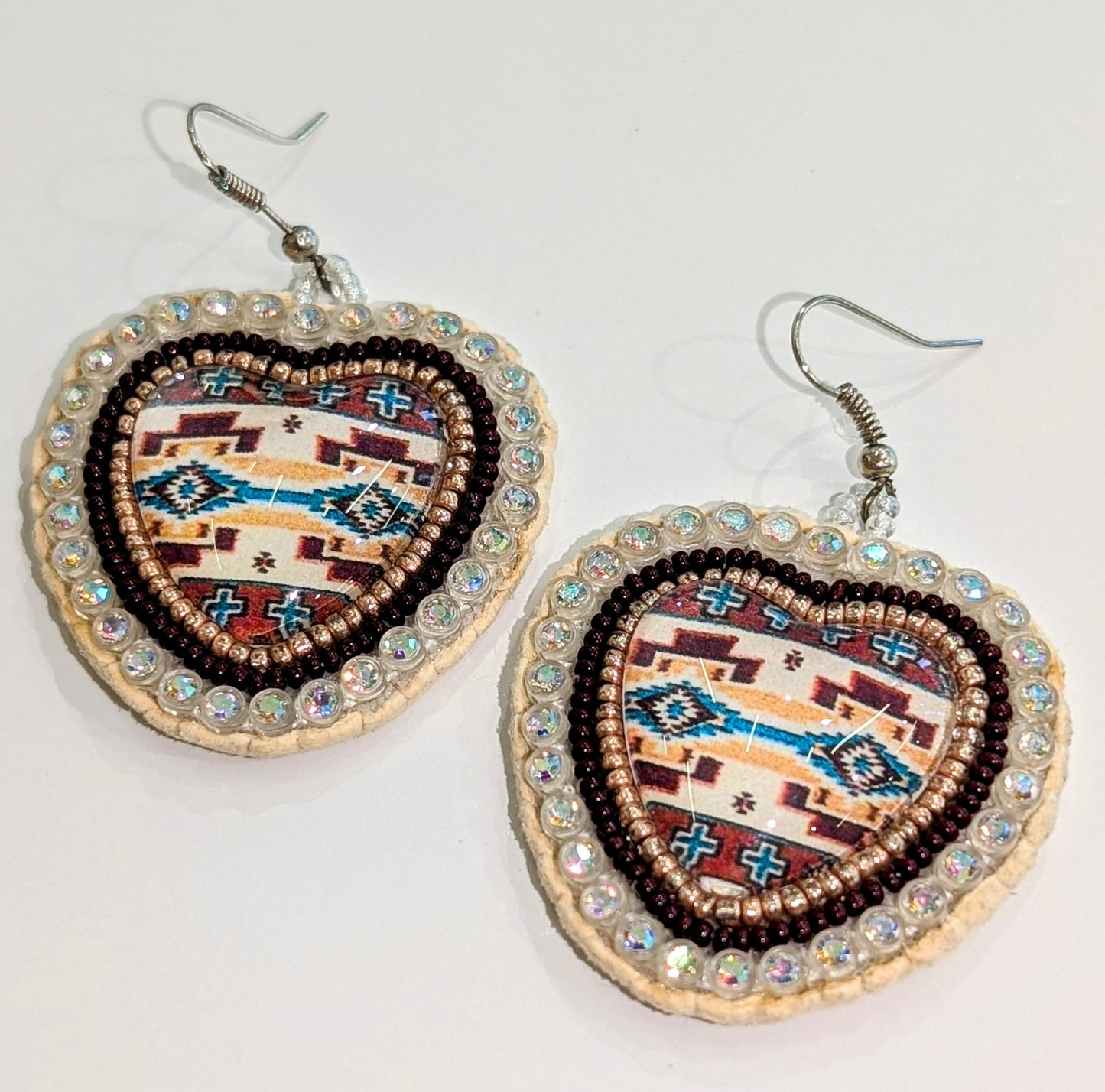 Heart Powwow Earrings