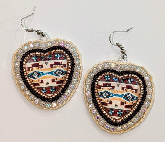 Heart Powwow Earrings