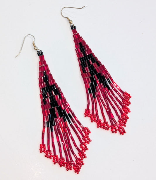 Brick Stitch Thunderbird Earrings