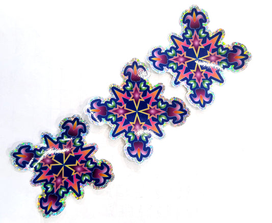 Glitter Star Holographic Sticker