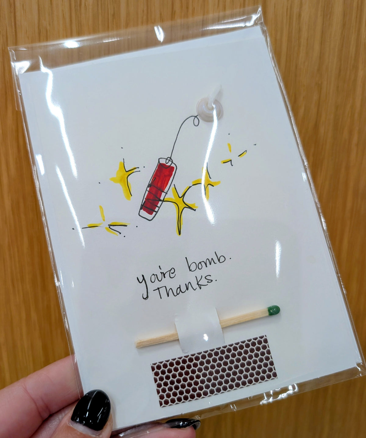 You're Bomb Wish Card