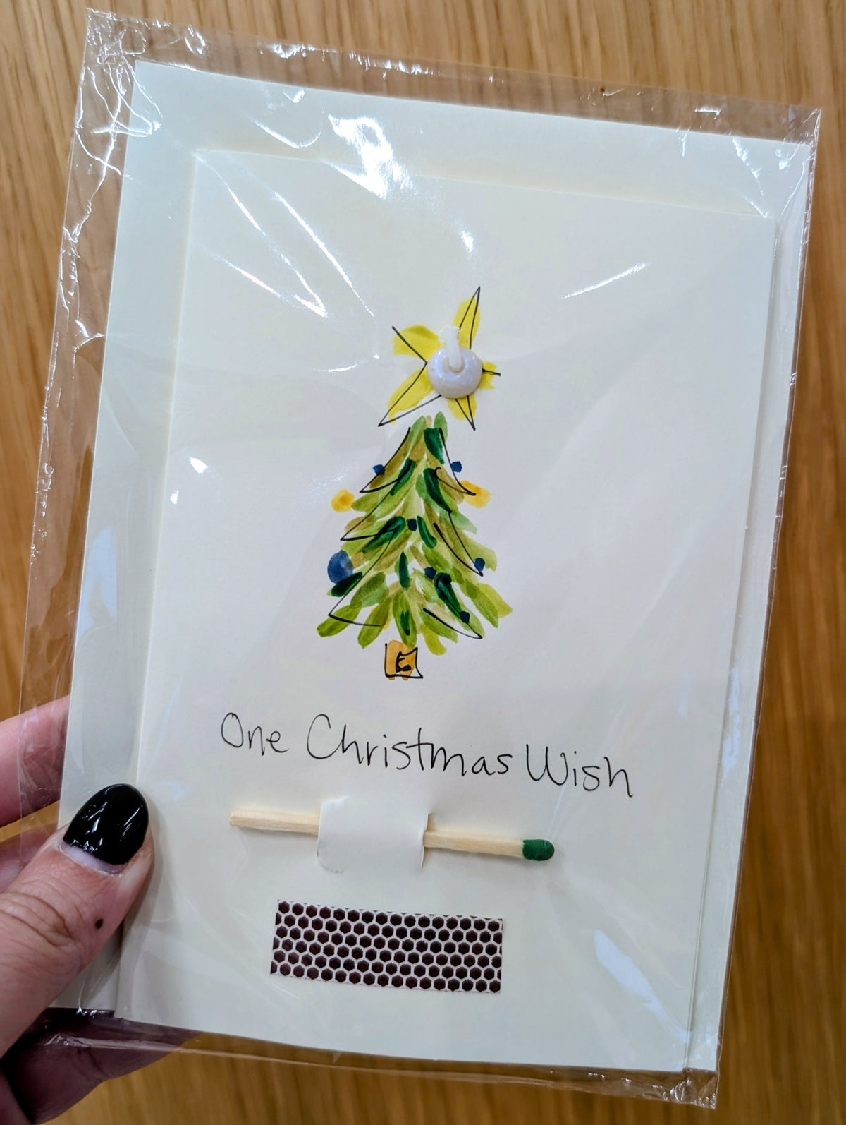 One Christmas Wish Wish Card