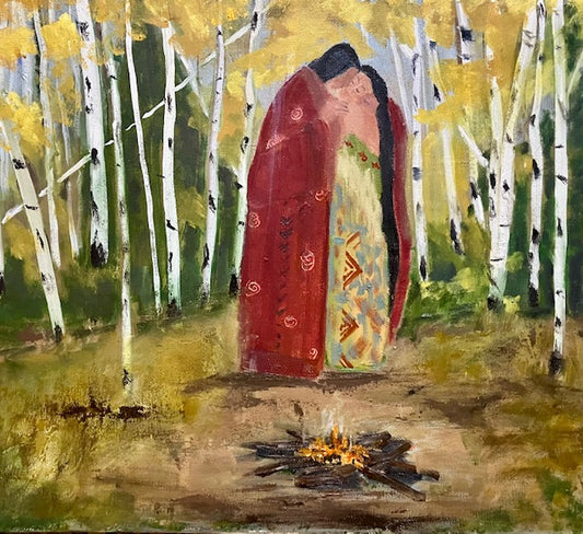 "The Kiss in the Woods" Polly Sharp