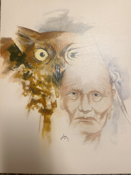 Untitled Portrait by Seabourn Print