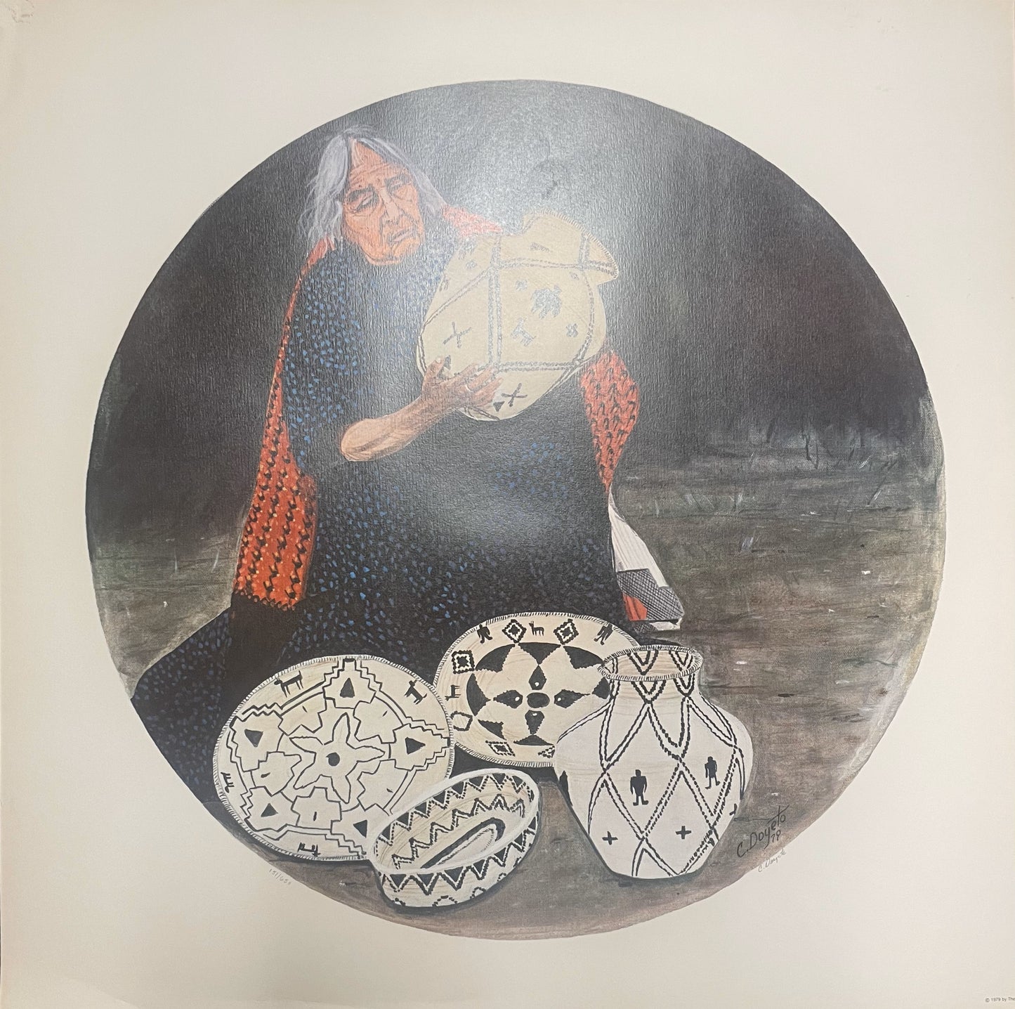 “Woman with Pottery” - 1979