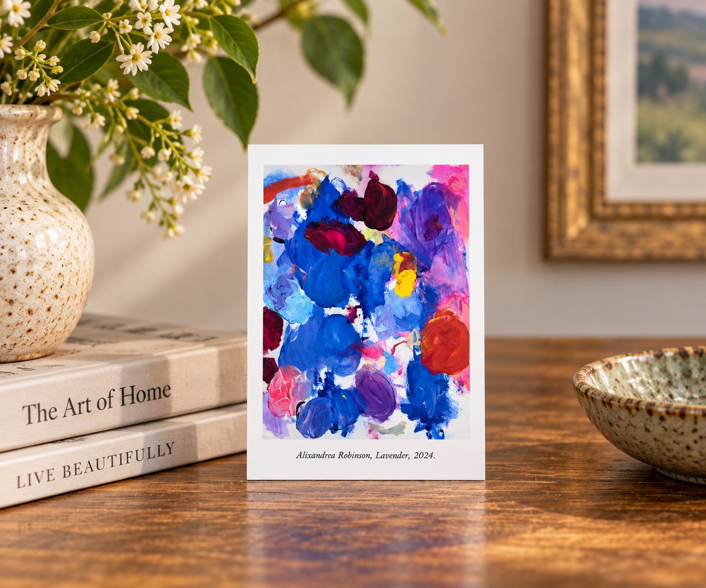 Art Postcard "Magenta"