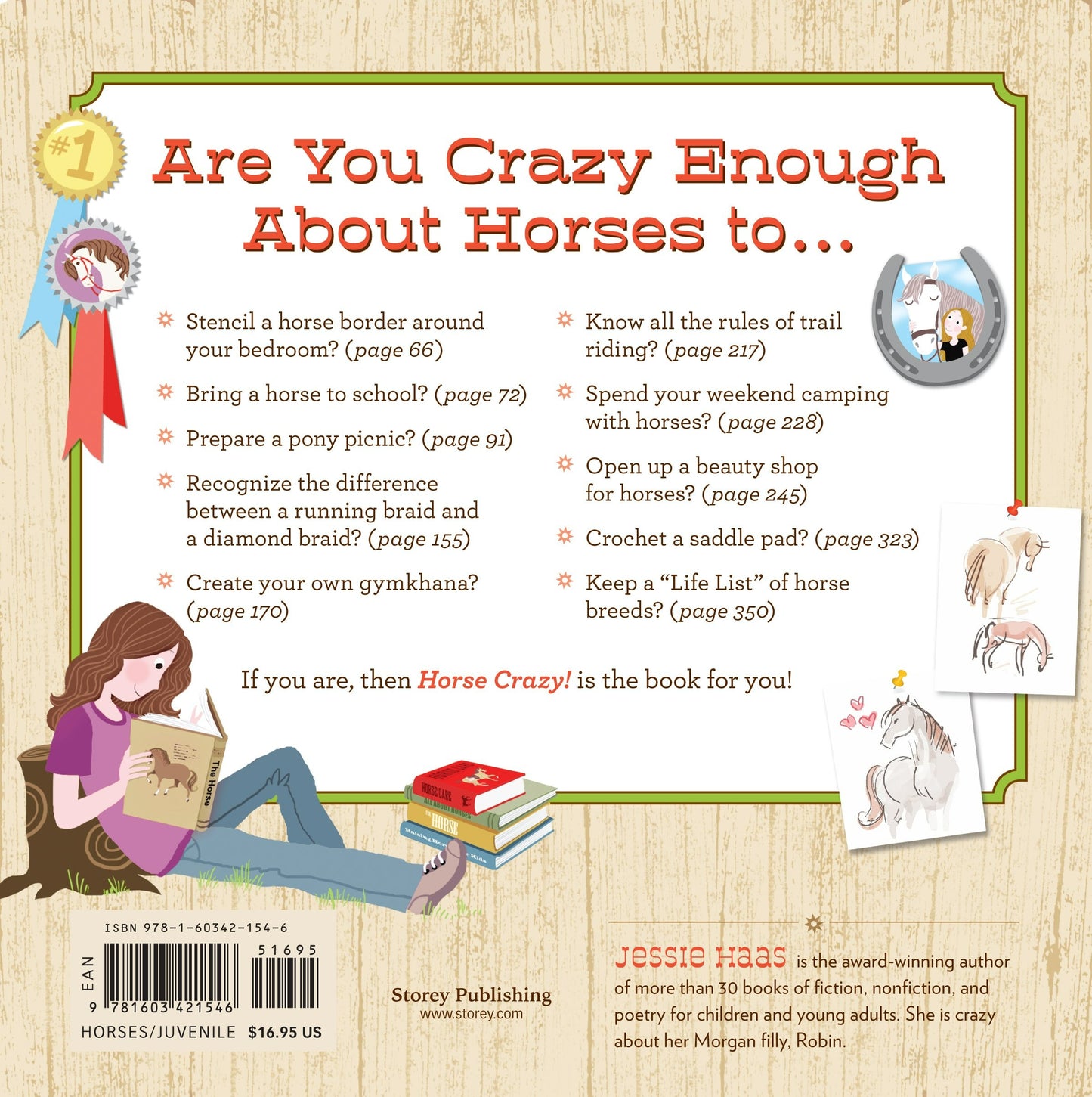 Horse Crazy!: 1,001 Fun Facts, Craft Projects, Games, Activities, and Know-How for Horse-Loving Kids