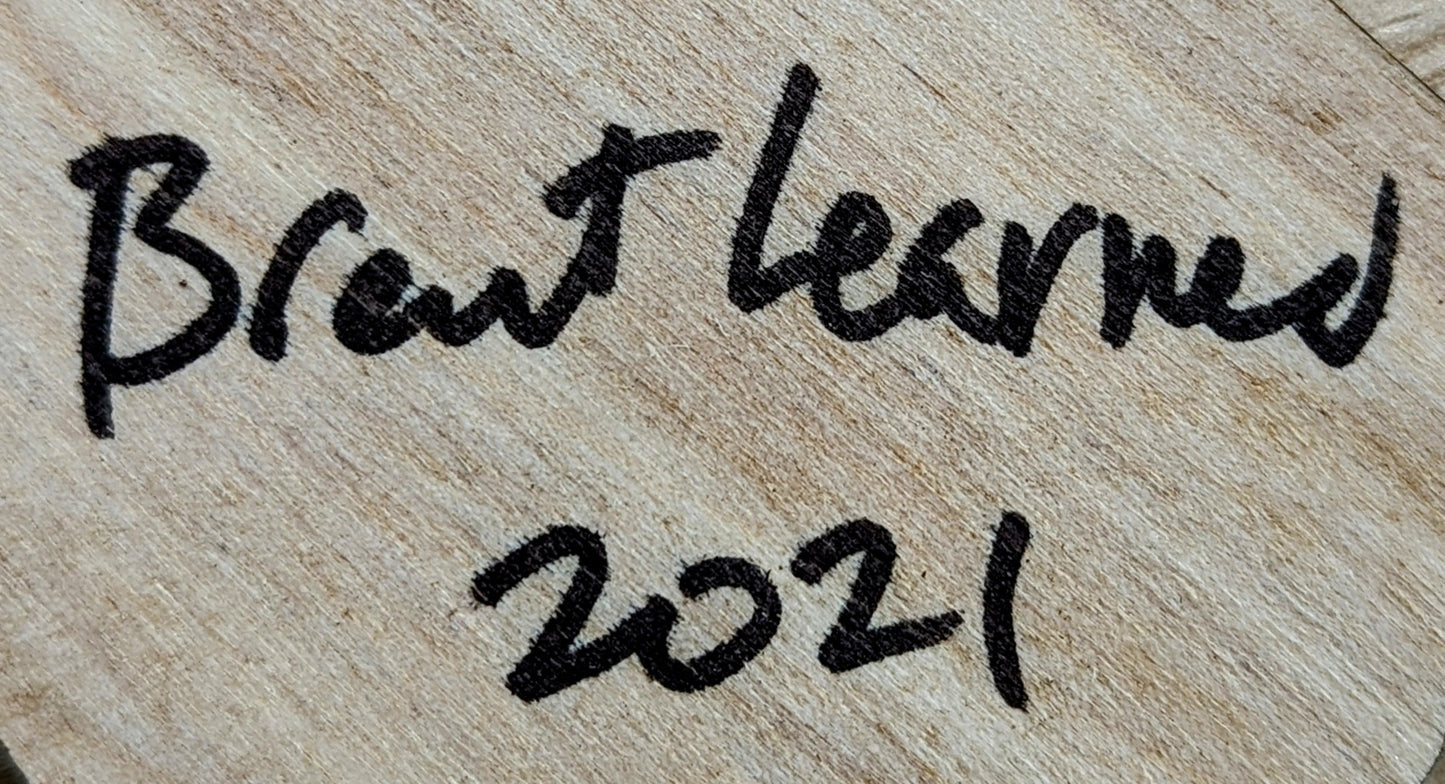 Laser Cut Wooden Bigfoot