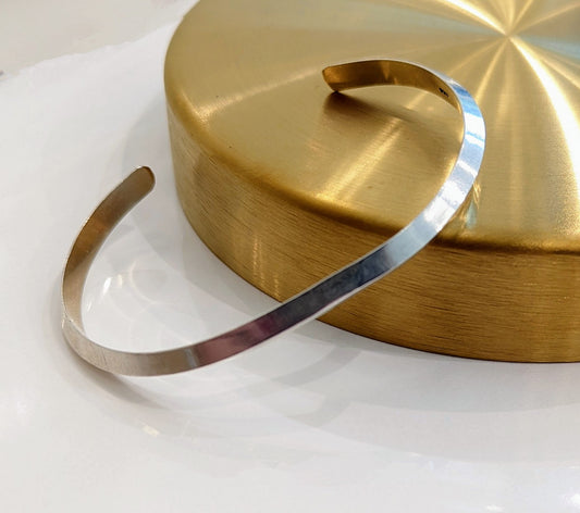 Sterling Silver Open Cuff Bangle Bracelet