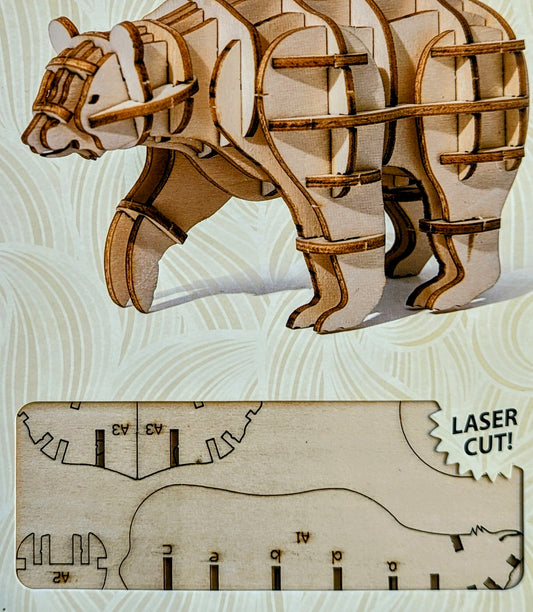 Black Bear - 3D Wooden Puzzle