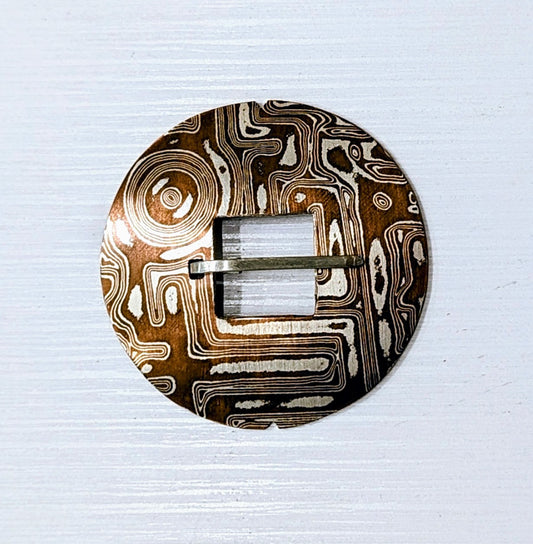 Mokume-Gane Brooch