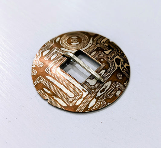 Mokume-Gane Brooch