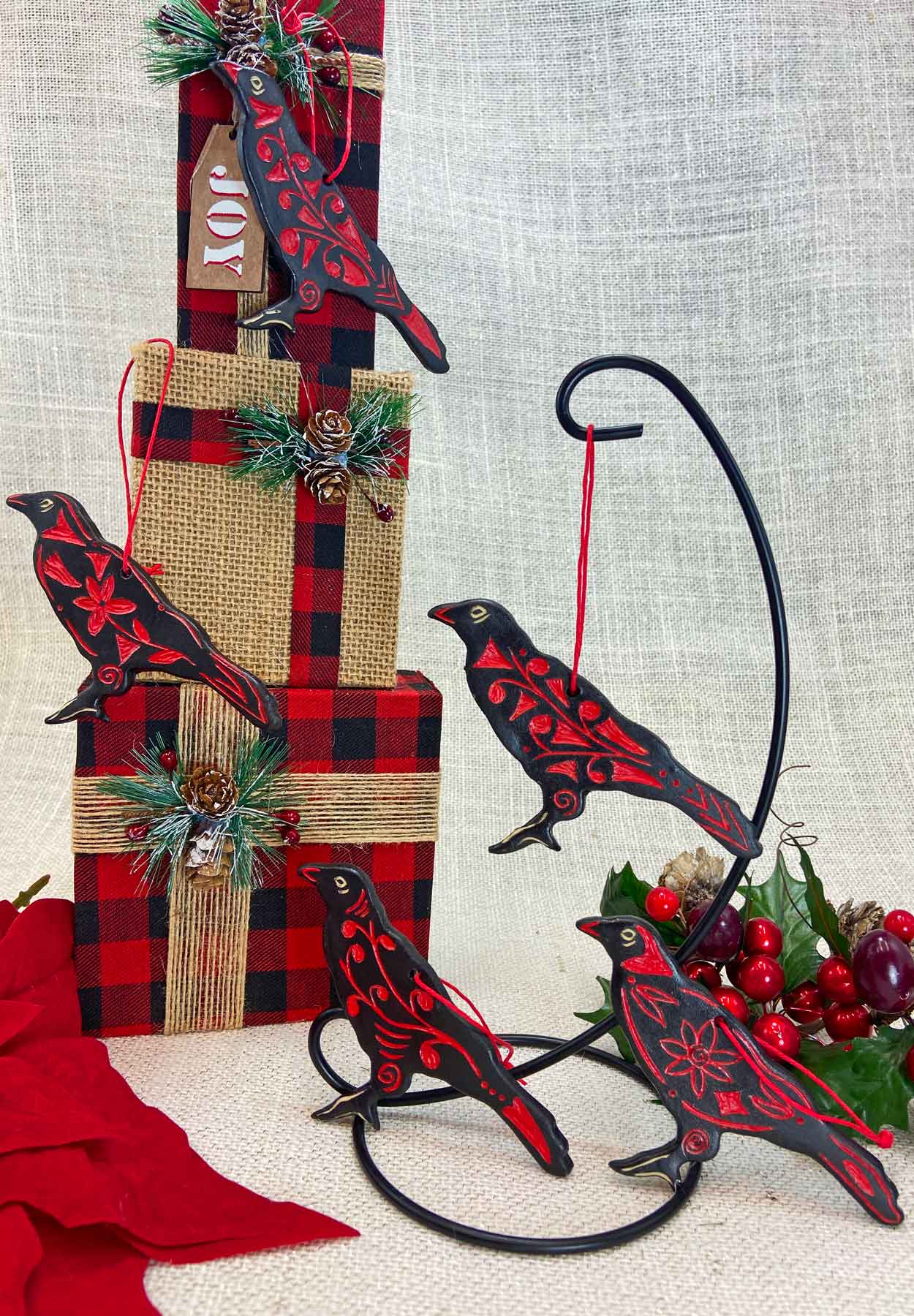 Raven Ornament