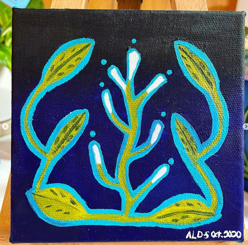 Vines in Blue