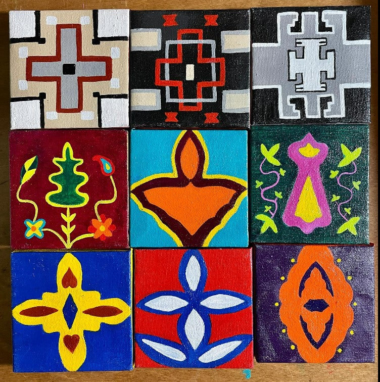 Appliqué Designs 3" x 3" Magnets
