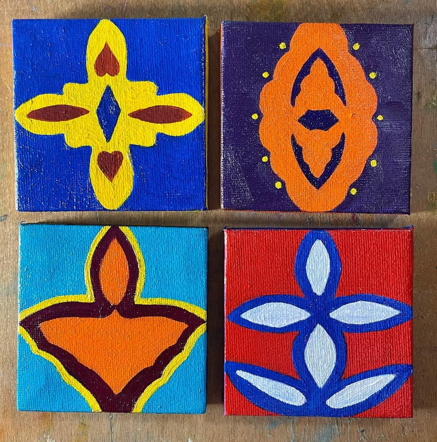 Appliqué Designs 3" x 3" Magnets