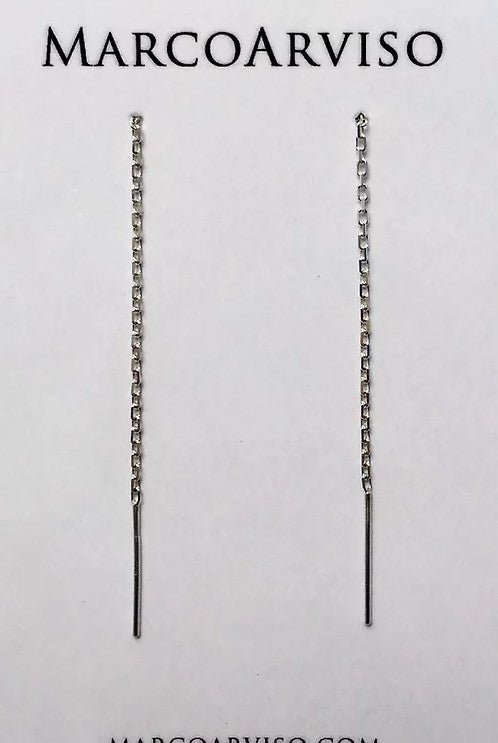 Turquoise Drop Threader Earrings