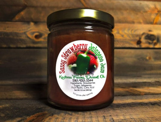 Sassy Strawberry Jalapeno Jam (Store Pick Up Only)