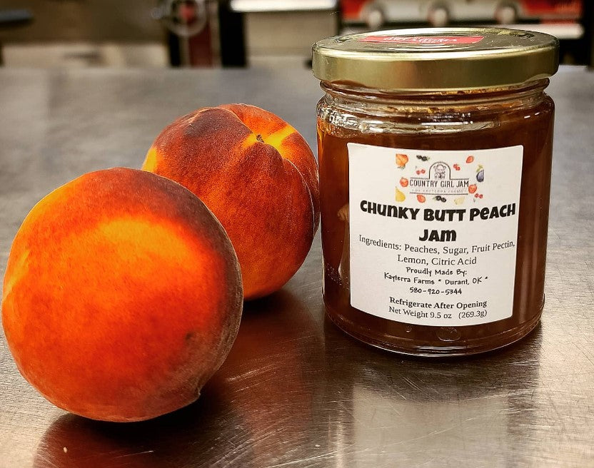 Chunky Peach Jam (Store Pick Up Only)