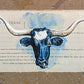 Blue Longhorn on a State of Texas Personal Seal