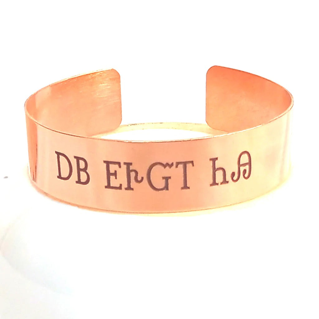 I Love You In Cherokee Cuff Bracelet