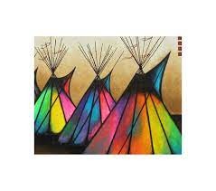 Illuminated Lodges Print