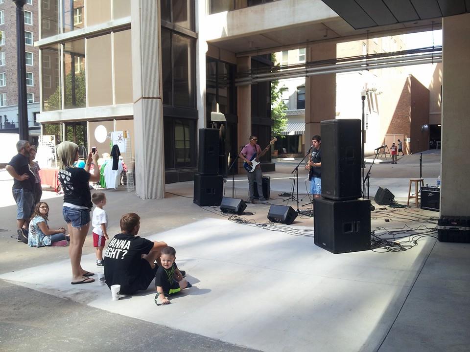 'Red Earth Rocks the Plaza' During Downtown Music, Food, Art Event