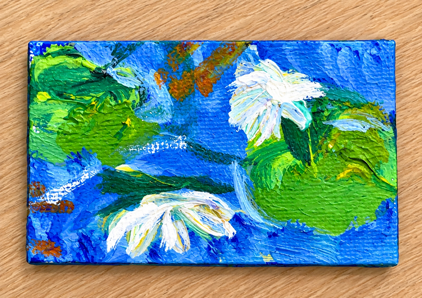 Original Acrylic "Water Lilies" Magnet