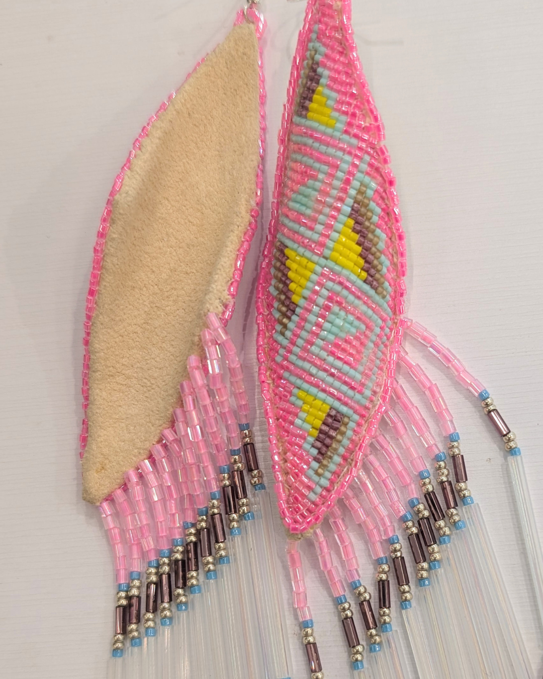 Diamond Navajo Fringe Earrings