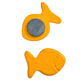 Ceramic Goldfish Magnets