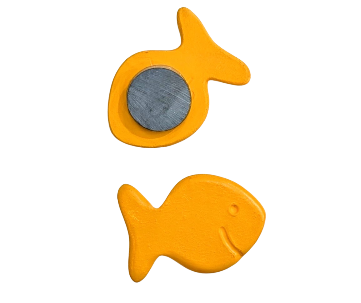 Ceramic Goldfish Magnets
