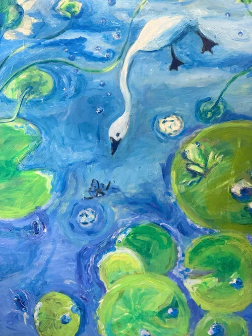 Swimming Lesson Print