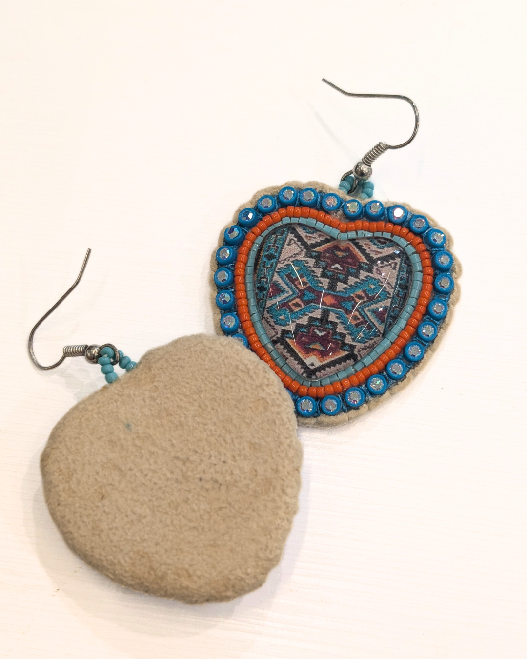 Heart Powwow Earrings