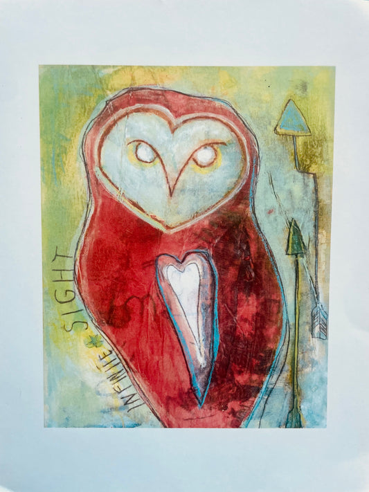 Infinite Sight Owl Print
