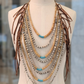 Shell & Seed Strand Necklace