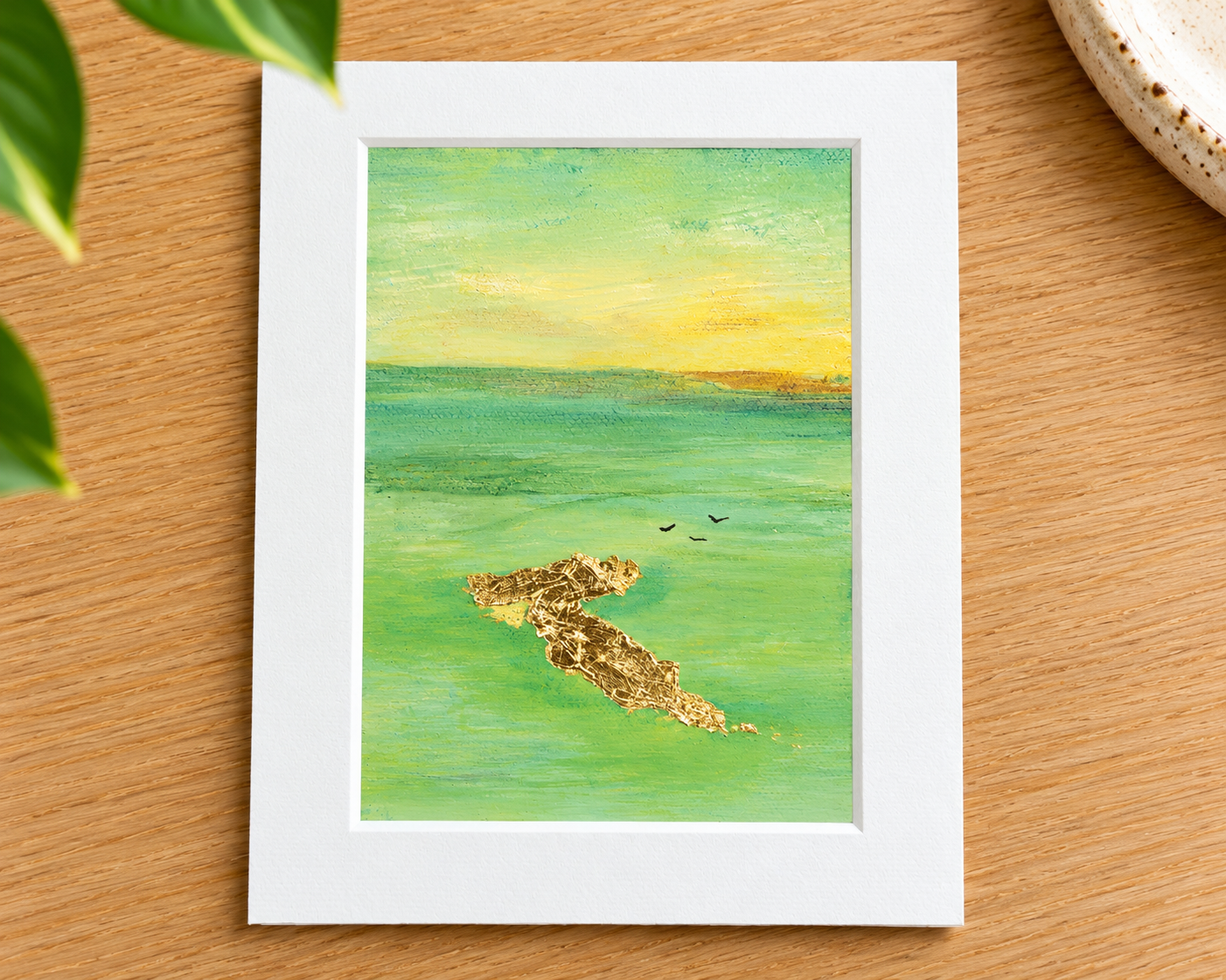 "Gilded Goose Lake" Print