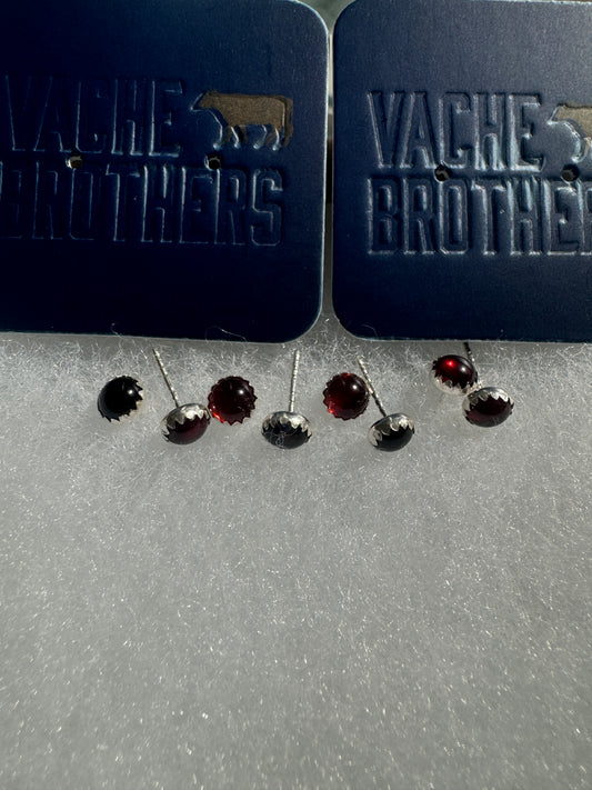 Garnet Stone Earrings