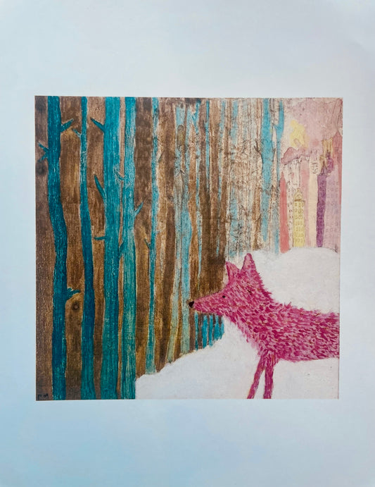 Fox on Forest Edge