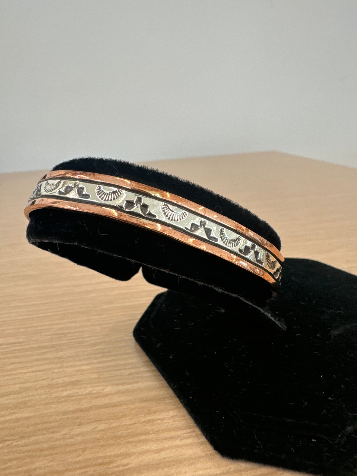 5/16" Copper and Silver Bracelet